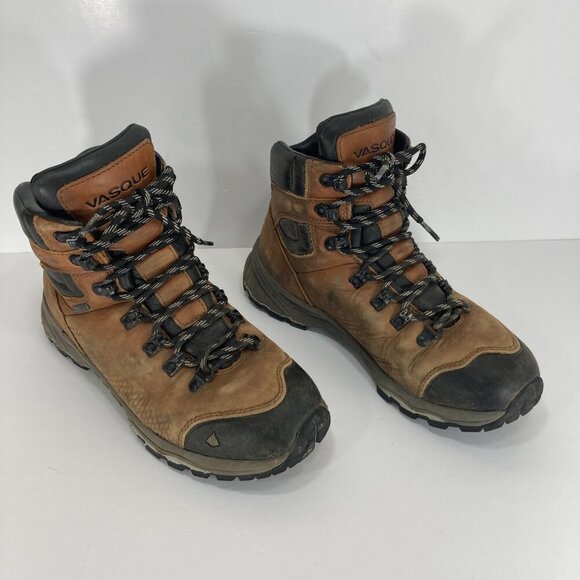 Vasque 7145 St. Elias FG GTX Hiking Boots Women's 9 Brown Waterproof Lace Up - Picture 3 of 12